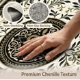 thumbnail image 6 of ODIKA Scrolls Frame Scroll Border Boho Vintage Snake Forest Botanical Playful for Dining Room, Under Table, Home Office, Non-Slip Chair-Friendly, 6 of 7
