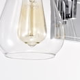 thumbnail image 2 of CHLOE Hudson Transitional 3 Light Chrome Bath Vanity Fixture 23" Wide, 2 of 3