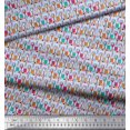thumbnail image 2 of Soimoi Poly Georgette Fabric Bottle & Wine Glass Bar Print Sewing Fabric Yard 42 Inch Wide, 2 of 5