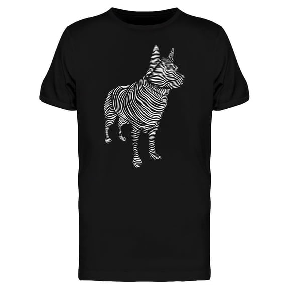 Line Art Pupper Tee Men's -Image by Shutterstock