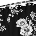 thumbnail image 3 of Waterproof Beautiful Colorful Floral Shower Curtain 72x72 Inch Boho Style Polyester Unique Shower Curtain for Bathroom Hotel Home Decor with 12 Plastic Hooks, 3 of 5
