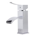 thumbnail image 4 of ALFI Trade AB1258-PC Polished Chrome Square Body Curved Spout Single Lever Bathroom Faucet, 4 of 6