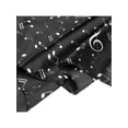 thumbnail image 5 of INSPIRE CHIC Women Satin Square Musical Note 35" Large Silky Neck Scarf Black 90x90cm/35.4x35.4 inches(LxW), 5 of 6