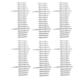 thumbnail image 3 of 6Pcs Garden Fence Border Edging Vegetable Plant Bordering Lawn Lawn Plant Border White, 3 of 8