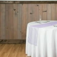 thumbnail image 2 of Efavormart 10 Pack Lavender Lilac Sheer Organza Table Runners - 14"x108", 2 of 8