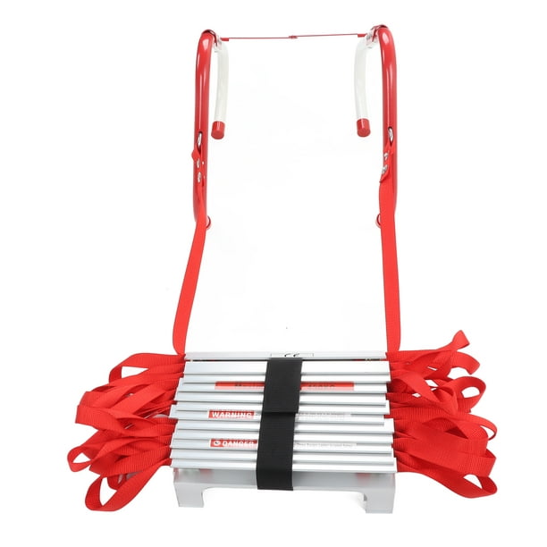 Fire Escape Ladder, Rope Ladder 4M Height Foldable 450kg Bearing