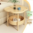 thumbnail image 1 of Sentmoon Nightstand Side Tables Living Room Bedside Table Bedroom Bedside Small Storage Rack Home Sofa Mini Side Table Cabinet Mobile Table Up to 40% off, 1 of 10