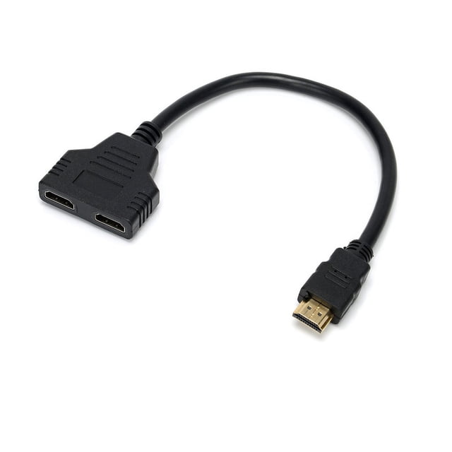 Transmisión de datos HD HDTV Interfaz chapada en oro uno-dos Conmutador HDTV Revolution Convertidor de línea hembra dual 30CM