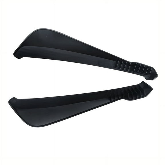 Ikon Motorsports Universal Compatible with Rear Bumper Lip Splitters V1 Style 2PCS - PP Polypropylene