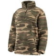 thumbnail image 2 of Women's G-III 4Her by Carl Banks Camo Boston Red Sox Sherpa Quarter-Zip Jacket, 2 of 4