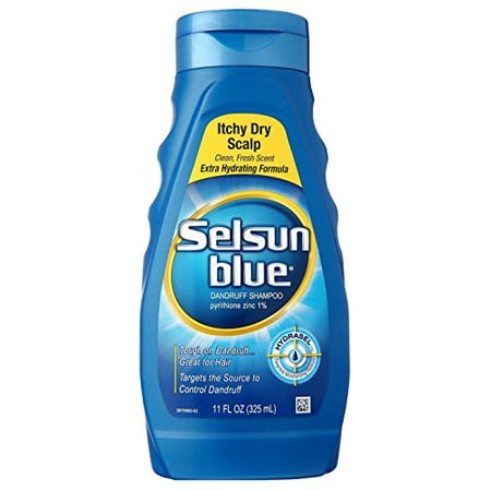 Selsun Itchy Dry Scalp, Blue, 11 Ounce (Best Drugstore Shampoo For Dry Scalp)