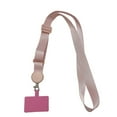 thumbnail image 3 of Universal Phone Lanyards Crossbody Patch Traveling Hiking Portable Detachable Neck Hanging Rope Strap Outdoor Smartphone Light Pink, 3 of 6