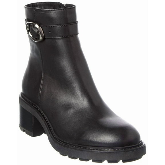 La Canadienne Avon Leather Boot, 6.5, Black