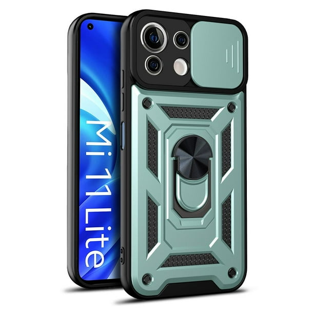 Funda KEYSION a prueba de golpes para Xiaomi Mi 11 Lite 5G NE 11T 12 X, funda protectora para teléfono con cámara Push Pull para POCO M4 Pro F3 X3 F4 GT Tan Jianjun unisex