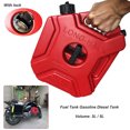 thumbnail image 2 of Trayknick Réservoir de Carburant Grande Capacité Plastique Haute Résistance 3L/5L Moto Portable Jerry Can pour Voiture, 2 of 13