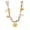 P2171, variant on 18K Gold Plated Silk Scarf Necklace for Women, Bandana Necklace with Stainless Steel Charms Choker, Vintage Jewelry Flower Sun Coin Pendant Necklaces, Boho Christmas Gifts
