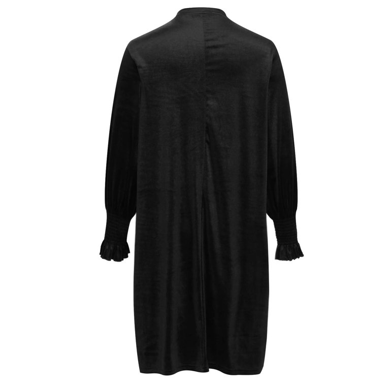 Blczomt Long Sleeve Dresses for Women Velvet Plain Black Mini Dress Casual Crew Neck Dress, Women's, Size: 4,6,8,10,12,14,16,18,20 Blczomt Long Sleeve Dresses for Women Velvet Plain Black Mini Dress Casual Crew Neck Dress, Women's, Size: 4,6,8,10,12,14,16,18,20