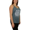 thumbnail image 2 of UFC Womens Slouchy Tank Top, Blue, Large, 2 of 3