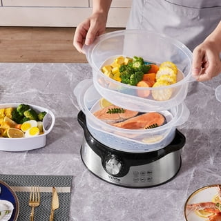 Kealive-Food Steamer Electric 3 Tier, Vegetable Steamer with BPA Free –  AICOOK