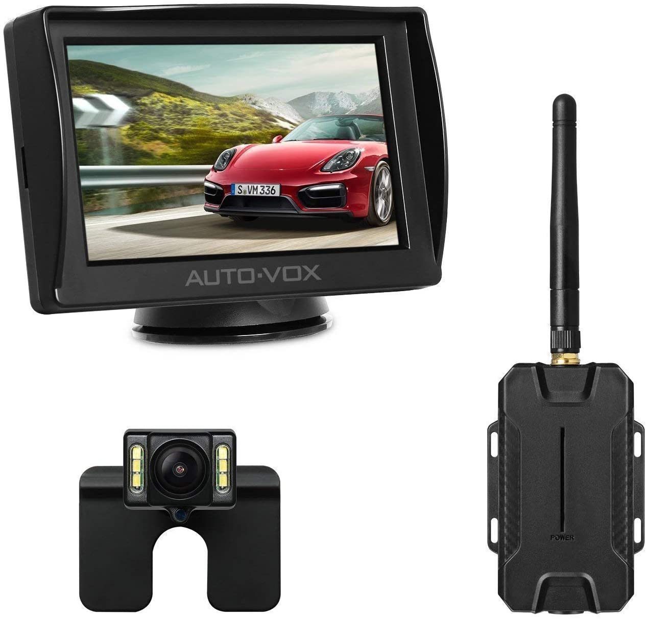 AUTOVOX M1W Wireless Backup Camera Kit, 0 Lux Super Night Vision Rear