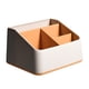thumbnail image 1 of Caja organizadora de sobremesa, caja de papelería para el hogar, caja multifuncional (amarilla), 1 of 6