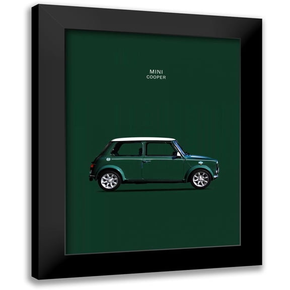 Rogan, Mark 12x14 Black Modern Framed Museum Art Print Titled - Mini Cooper 1999