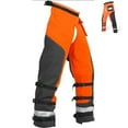 thumbnail image 4 of LEFU 9-Layer Chainsaw Chaps for Men and Women, Orange Chainsaw Pants with Adjustable Belt, Lightweight Chainsaw Protection for Logging and Cutting Tasks, 4 of 7