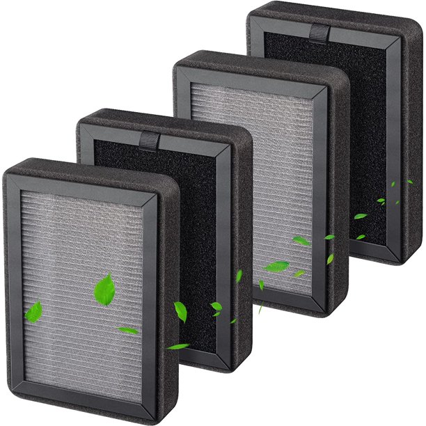 Brightify Air Filter Replacements for LEVOIT LVH128, 4Pack H13 True