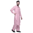 thumbnail image 4 of Atasi Kurta Pyjama Pathani à Col Classique pour Garçons Chemise en Rayonne à Poche avant, 4 of 5