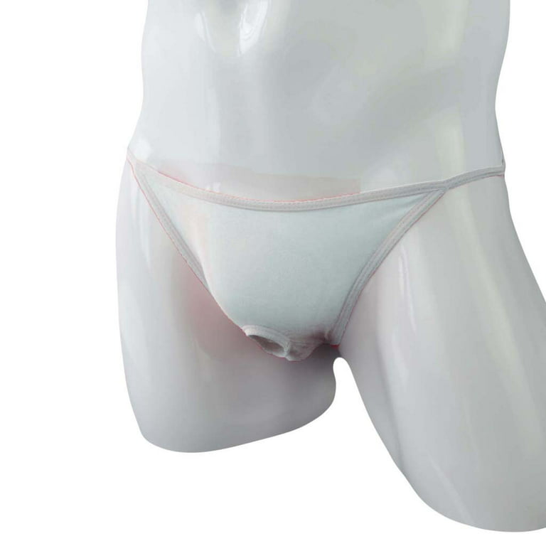 Mens Mesh See-through Pouch G-string Briefs Underwear T-back Thong V-string  US G