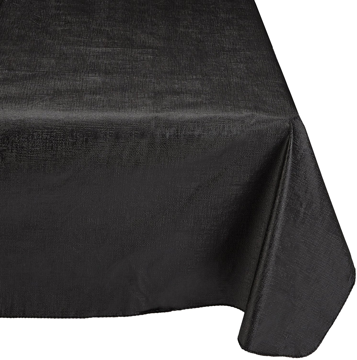 Vinyl Tablecloth with Polyester Flannel Backing, 52Inch, by 90Inch