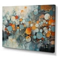 thumbnail image 2 of Designart "Orange And Blue Geometric Illusions" Modern Geometric Canvas Print, 2 of 5