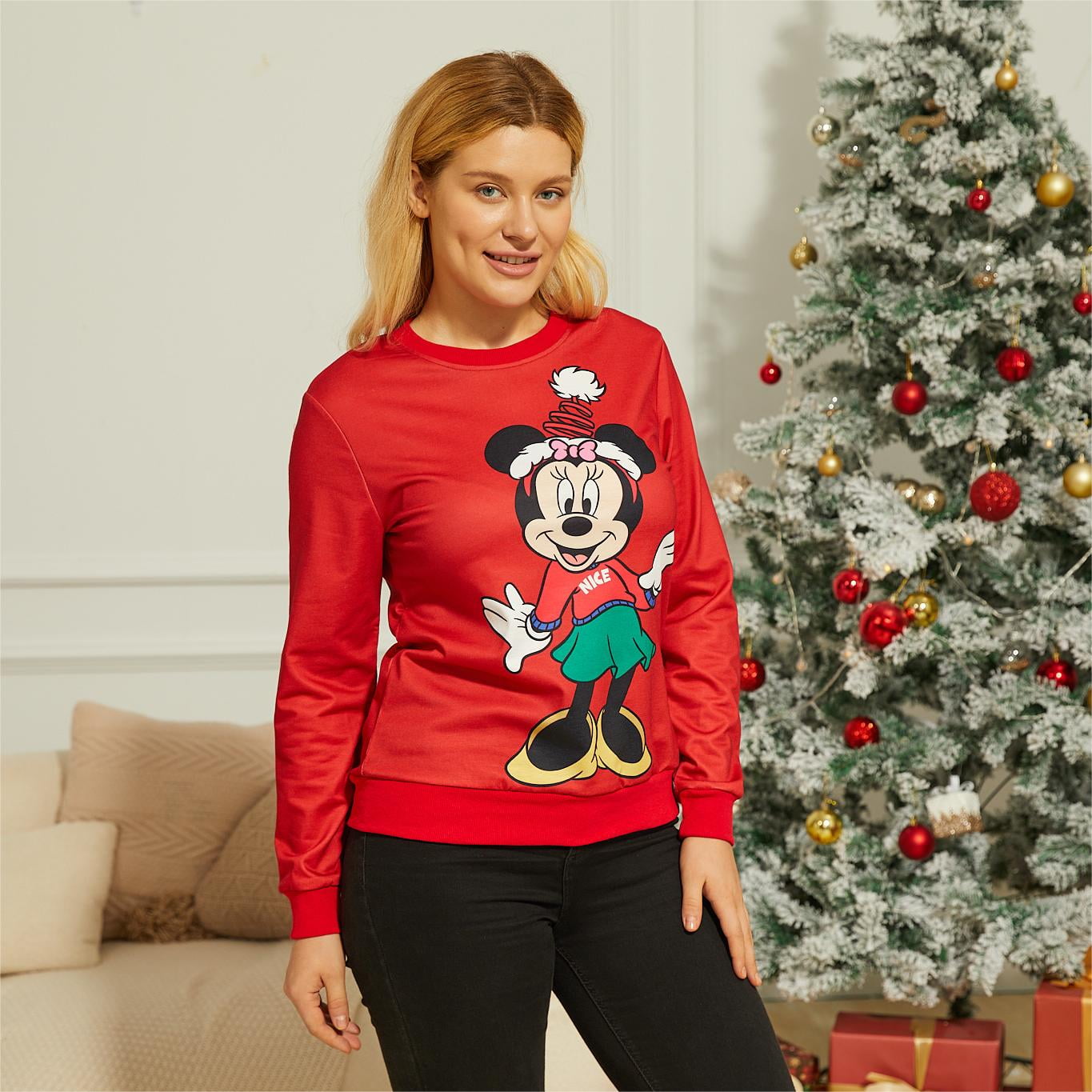 Minnie mouse family store holiday sweater