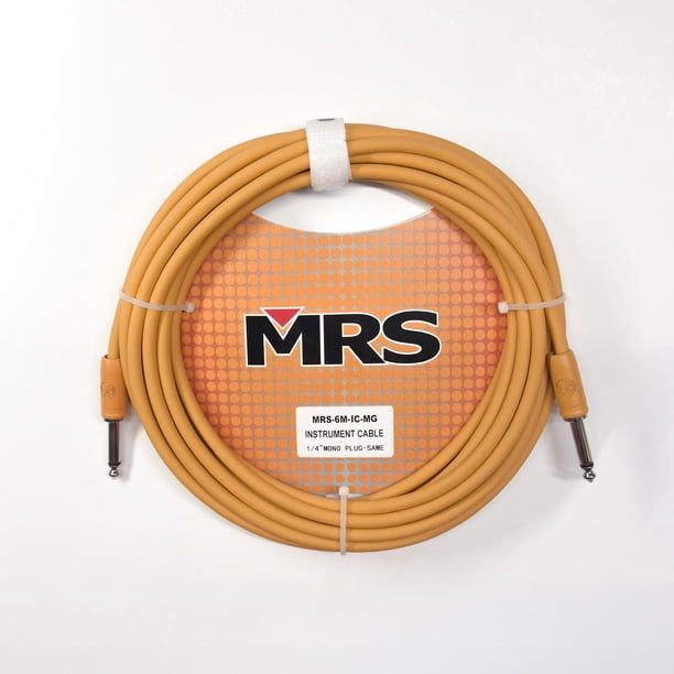 MORRISON Cable para Instrumento de 6 metros Color Naranja MRS-6M-IC-MG MORRISON