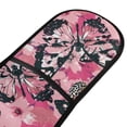 thumbnail image 2 of Dailycode Double Sided Oven Mitt with Loop Heat Resistant Kitchen Long Potholders 7" x 35" Pink Leopard Butterfly, 2 of 6