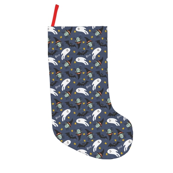 Vsdgher Halloween A Christmas Stockings 18 inch Large Kids Stocking Bags Hanging Socks for Christmas Decor Decorations