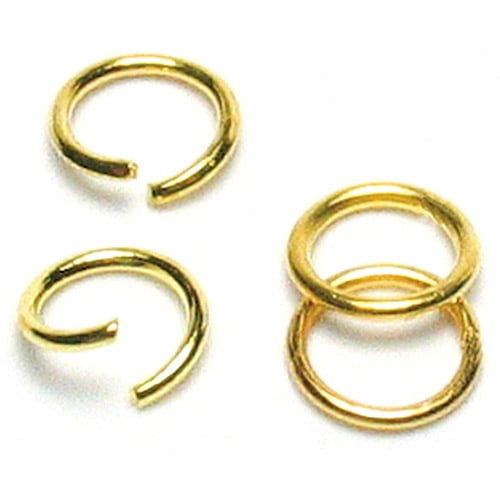 Cousin Jewelry Basics Metal Findings Jump Rings, 6mm, 300pk
