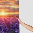 thumbnail image 3 of Autua Lavender Flowers Bathroom Décor Set with Hooks, Graphic Print Polyester Stylish Shower Curtain for Home Bathtubs Decoration, 100% Polyester Fabric 69"x72, 3 of 7