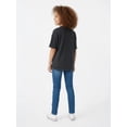 thumbnail image 2 of K Pop Demon Hunters Girls Mineral Wash V-Neck Jersey with Short Sleeves, Sizes 4-16, 2 of 6