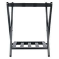 thumbnail image 4 of Winsome Raya Luggage Rack with Shelf, Black Finish, 4 of 12