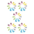 thumbnail image 3 of Advancent 10 Pieces Cartoon Dessert Fruit Forks Supplies Cakes Mini Sandwich Appetizers Portable Holiday Flatware Kids Kitchen Egg Type2 NO2 Advancent  CBP054847, 3 of 4