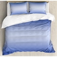 thumbnail image 3 of Ombre Duvet Cover Set Queen Size, Fume Fog Dark Smoke Industry Theme Inspired Greenish Gray Colored Modern, Decorative 3 Piece Bedding Set with 2 Pillow Shams, Charcoal Grey Pale Grey, by Ambesonne, 3 of 8