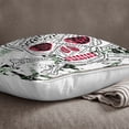 thumbnail image 2 of S4Sassy Green Home Decore Square Sofa Cushion Cover Scull Print Pillow Case -12 x 12 Inches, 2 of 4