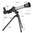 thumbnail image 5 of Telescopio para niños Ndcxsfigh juguetes educativos aumento incluye tres oculares buscador de trípode de mesa, 5 of 5