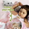 thumbnail image 2 of AOLOA Custom Teddy Bear Nap Mat for Toddlers, Personalized Moon and Stars Sleeping Bag with Nap Blanket, Dreamy Sky Roll Up Mat for Preschool or Daycare, 2 of 8