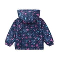thumbnail image 6 of Mifsaly Toddler Girls Windbreaker Jacket Kids Lightweight Full Zip Hooded Coats Cute Graphic Outdoor Casual Spring Fall Outerwear with Pockets, 6 of 8