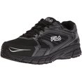 thumbnail image 1 of Fila Mens Memory Reckoning 7 Work Slip Resistant Steel Toe Running Shoe, Black/Black/Metallic Silver, 11 M US, 1 of 3