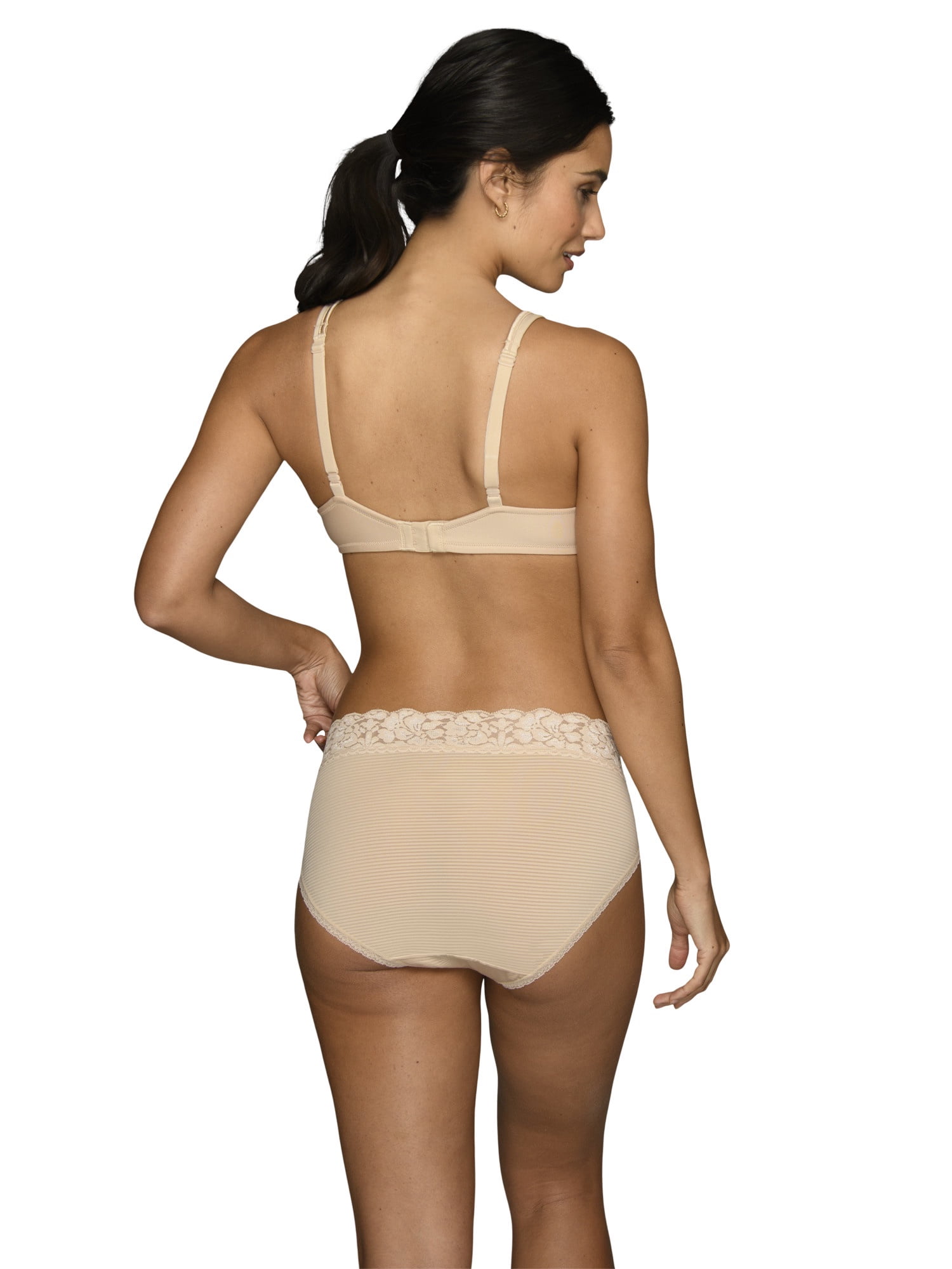 Vanity Fair Lingerie Women's Body Caress 2-Way Convertible Straps Full Coverage Underwire Bra, Style 75335
