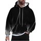 thumbnail image 2 of Sudadera con capucha para hombre, estilo casual, con cuello redondo, estampado, manga larga, blusa de poliéster, 2 of 5