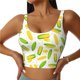 thumbnail image 1 of Balery Cartoon Corn Sujetadores deportivos con espalda cruzada para mujer, acolchados, sin costuras, de alto impacto, ideales para yoga, gimnasio, entrenamiento y fitness.-, 1 of 8